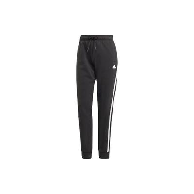 Future Icons 3-Stripes Regular Pants Retro Color Blocked Knit Joggers Women Pants Black IN9479