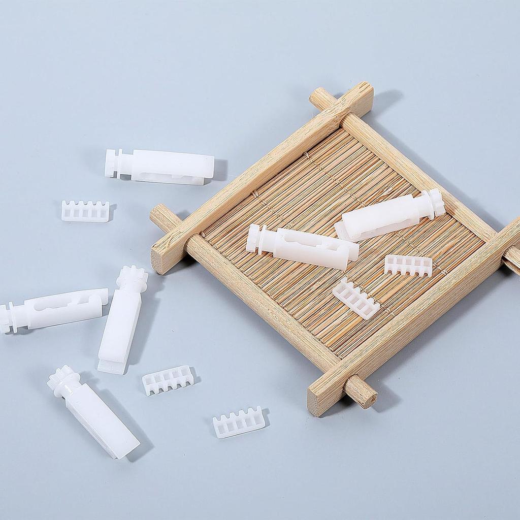 12 Pieces Vertical Blinds Replacement Stem and Gear Vertical Blinds Components Accessories Window Valance Curtain Clip Bracket Control Wand Plastic