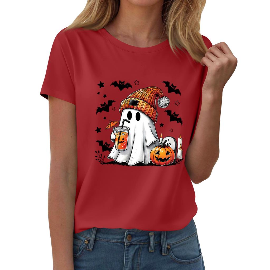 Women's T-shirts, Women's Short-sleeved Tops, Summer Fashion Round Neck Casual Stylish Shirts, Tunic Tops