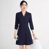 Women's Professional A-Line Pleated Dress