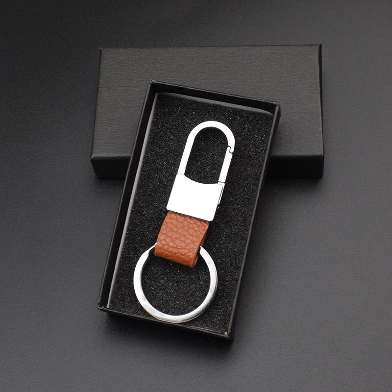 

Мужской брелок для ключей от машины из натуральной кожи - Модный поясной крючок и подвеска
