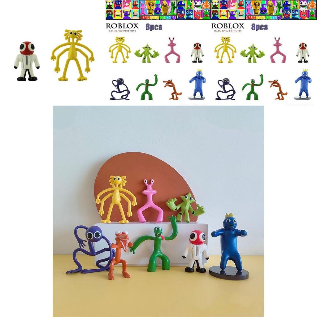 Colorful Roblox Rainbow Friends Figure Toy Set For Kids 8pcs Model Decoration Dolls