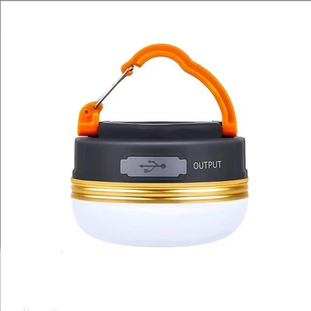 Powerful USB Rechargeable LED Camping Lights Built-in Battery Outdoor Camping BBQ Tents Hanging Lantern Emergency Power Bank