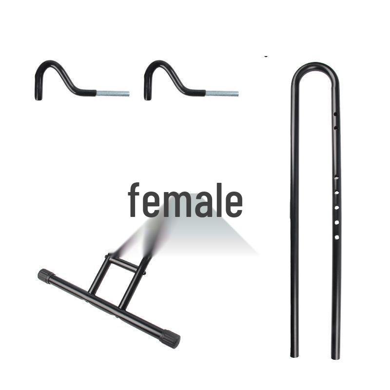 L-Shaped Bicycle Parking & Maintenance Rack for Mountain Bikes