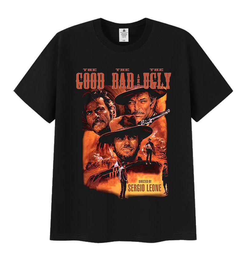 The Good Bad Ugly movie poster Sergio Leone directed T-shirt XXXXL