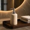 Soap Pump Bottle Resin Refillable Dispenser, Liquid Hand Shampoo Container, Countertop Empty Lotion for Bathroom Kitchen