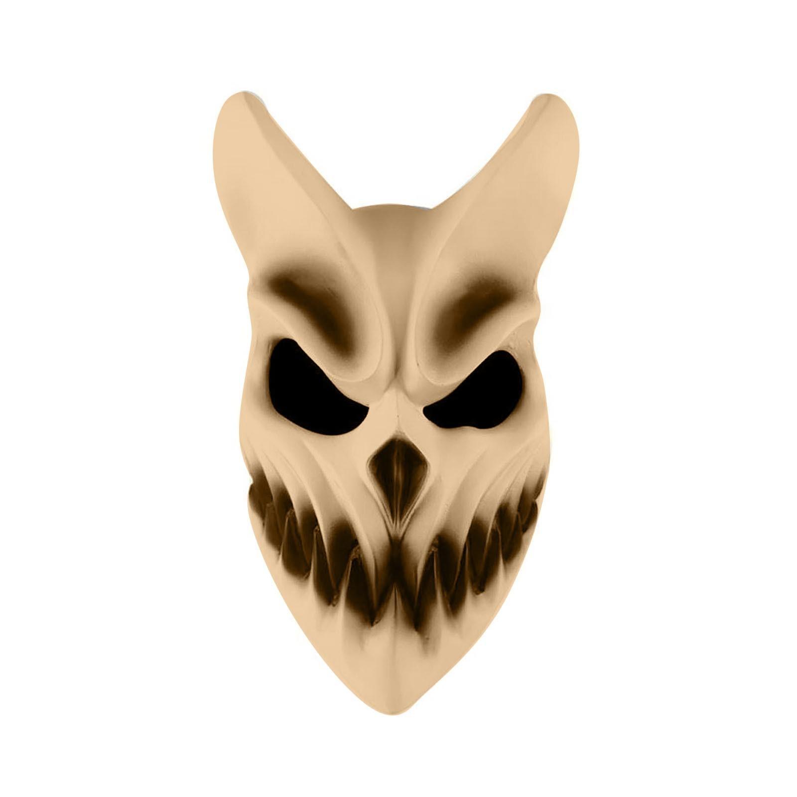 

Маска для косплею на Хеллоуїн. Гумова маска для обличчя. Маска Kid Of Darkness бежевий