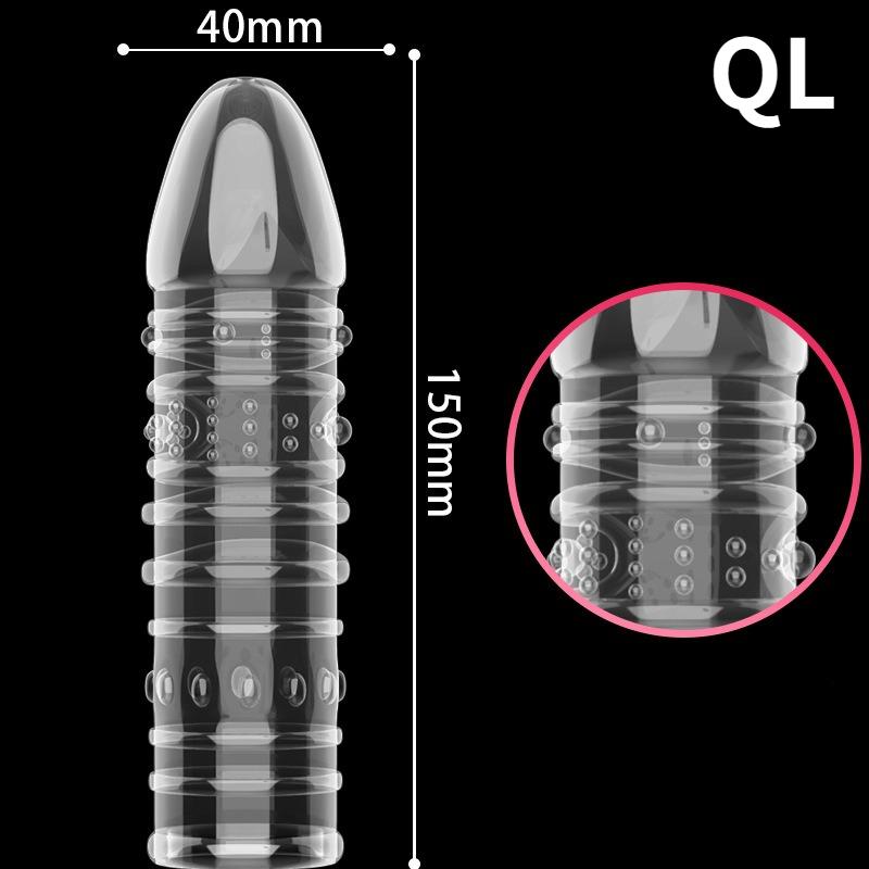 14 Typs Crystal Penis Enlargement Sleeve Penis Enlarger Sex Toys for Men Delay Ejaculation Condones Adult Sex Products