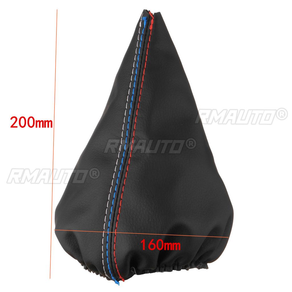 Gear Shift Knob Boot Gear Lever Gaiter Cover PU Leather for BMW E30 E34 Z3 E46 E36
