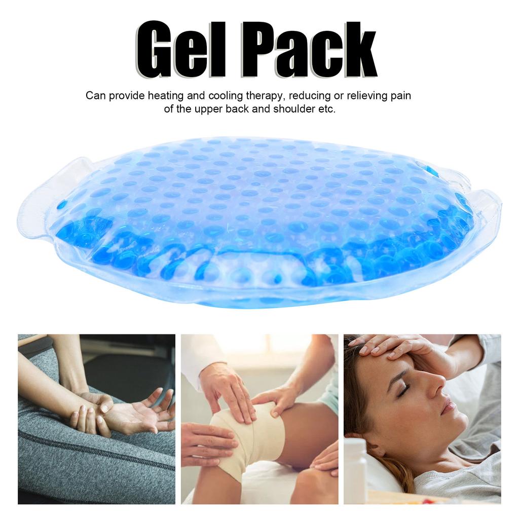 Reusable Gel Ice Pack Hot Cold Compress Round Shape Home Salon Pain Relief Gel Pack