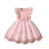 Modna sukienka dla dziewczynek 2025 Lato Dziecięca bez rękawów Koronkowa Słodka Tiulowa Sukienka Księżniczki