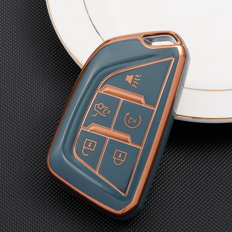 Applicable To Cadillac CT5 Key Set 2021 CT4 Blade All-inclusive Car Case Buckle Personalized Female Protective Case