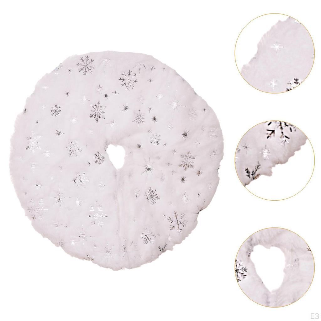 15 Zoll Rock zur Weihnachtsdekoration, Weiß für den Innenbereich