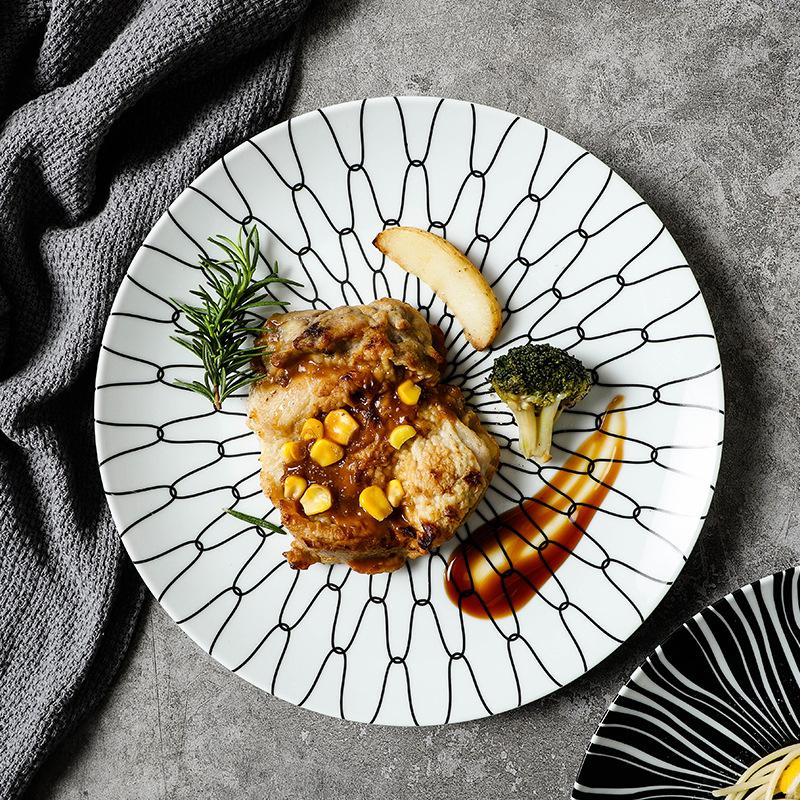 Nordic Plate Tableware, Simple And Creative Western Plate, Pasta Plate, Western Dessert Plate, Personalized Restaurant, Plate