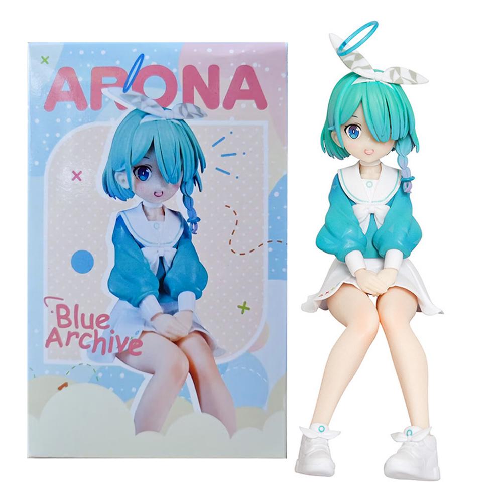 Anim117CM Anime Game Blue Archive Arona Figure Golden Head 1/7 Noodle Stopper Figure Model Toy Doll PVC With box