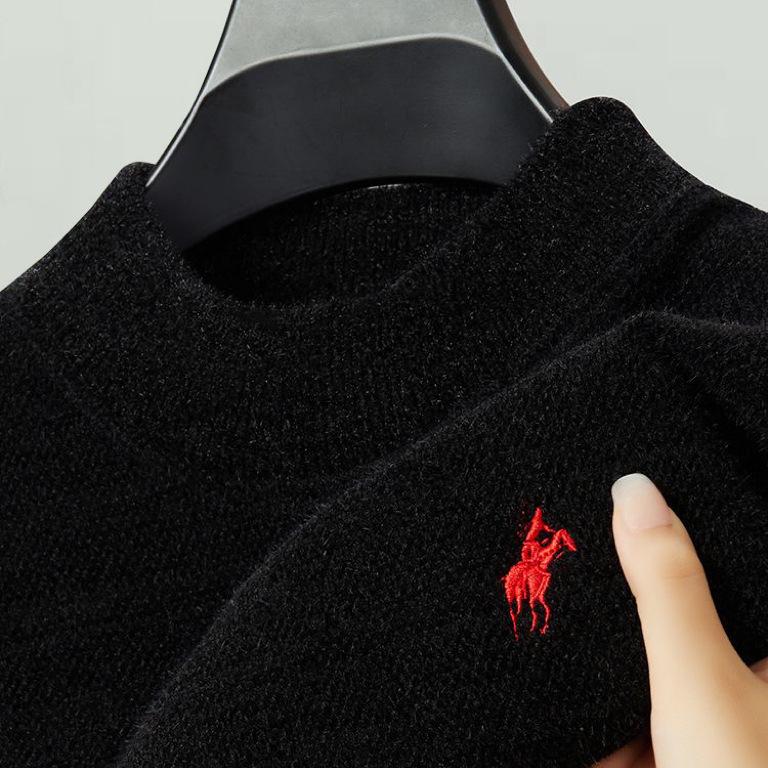 2025 Men s Round Neck Thick Knitwear: Warm, Versatile Autumn/Winter Base Layer Shirt M
