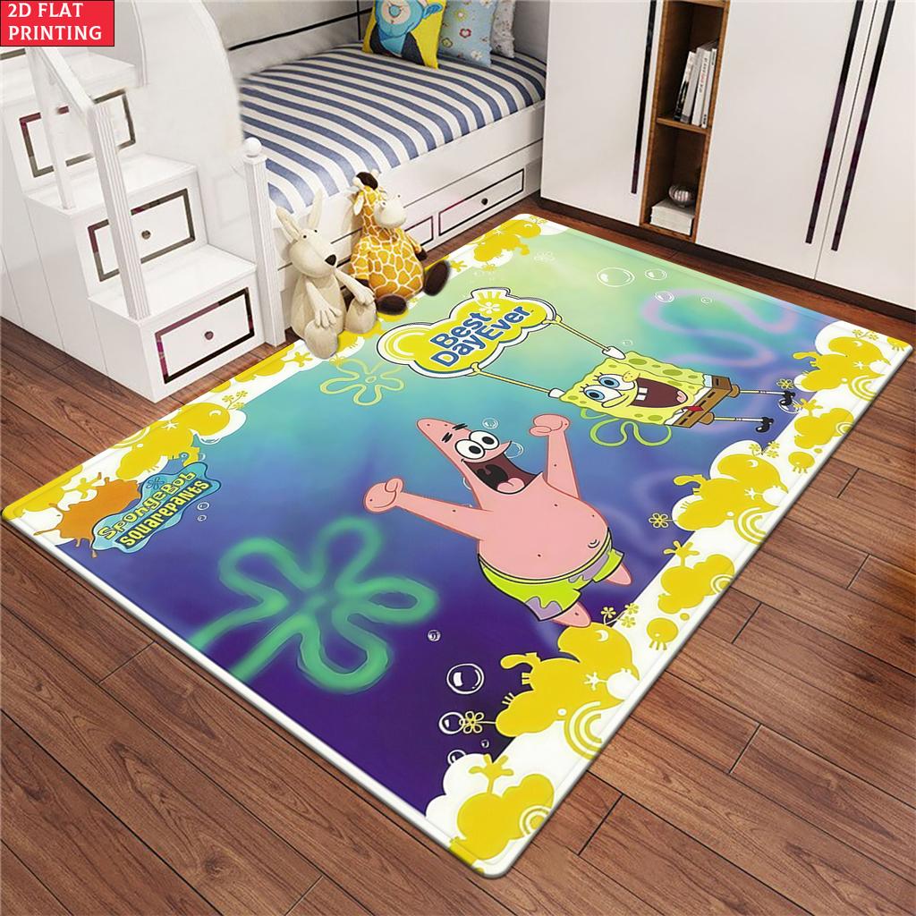 Good partner print Large Room Carpet Non Slip Cartoon Kids Bedroom Living Room Floor Mat Home Decor Children's Play Carpet