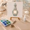 Thoughtful Holiday Gift Sets DIY Mosaic Art Kit Fantasy Circular Door Tile Craft Indoor Crafting Projects Sea Glass Kit for Adults Beginners