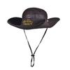 Travel folding hat outdoor sunscreen basin hat mountaineering travel bucket hat embroidery big brim breathable leisure penny hat