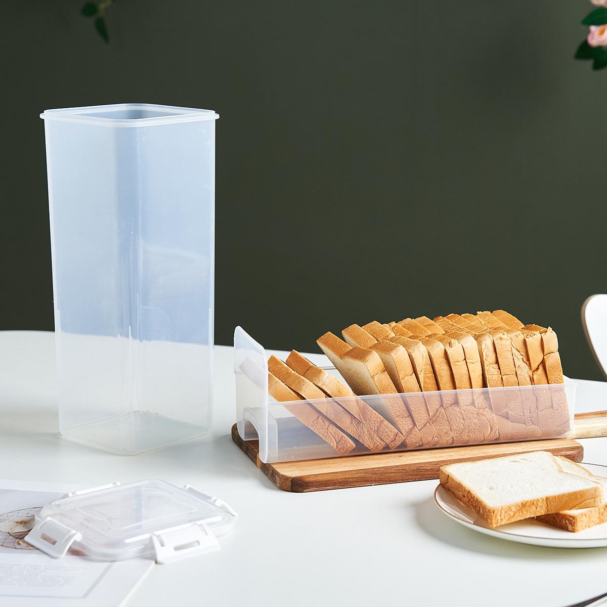 Bread Toast Storage Box, Freshness Box, Bread Toast Storage Box, Bread Storage and Distribution Box, Sealed Jar