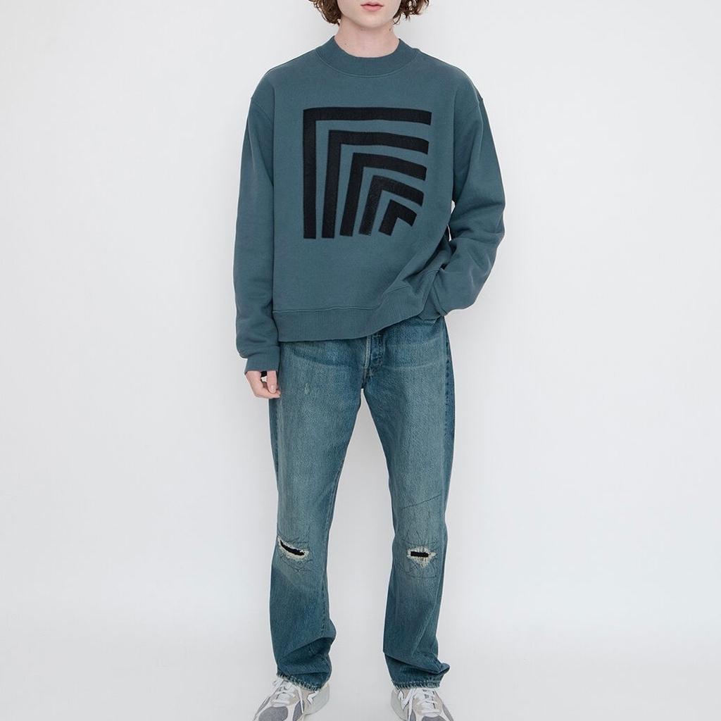 Levis Lvc Series Vintage Pattern Long Sleeve Crewneck Sweatshirt Spring Autumn Style Men sweatshirt A0353-0000