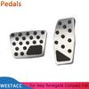 Auto Pedale Gaspedal Gas Bremse Rest Pedal Abdeckung für Jeep Renegade 2015 - 2022 Kompass 2017 - 2022 Innen