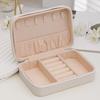 Minimalist Leather Jewelry Travel Storage Box