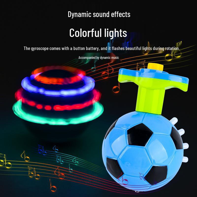 Kids' Light-Up Music Spinning Top