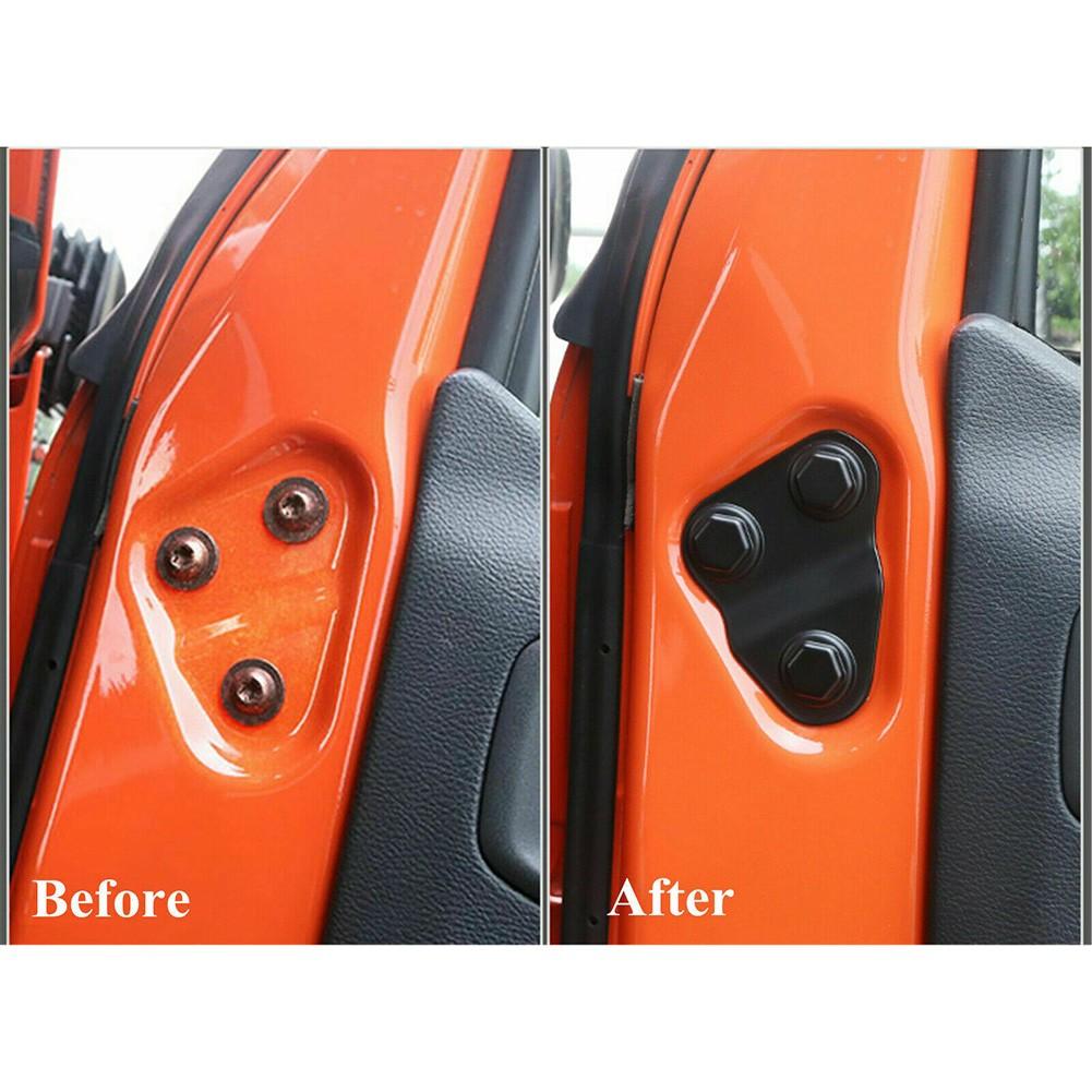 Aesthetic Upgrade Door Lock Trims & Covers Set for Jeep For Wrangler JL JT & For Willys (Fits Years 2018 2025)