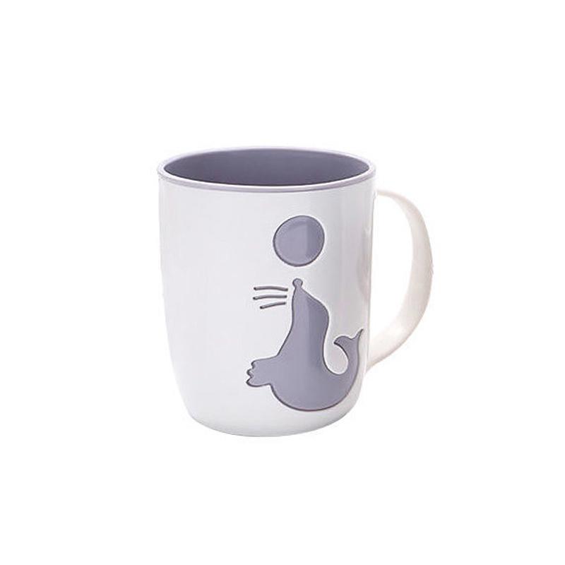 1/2Pcs Popular Toiletry Cups Dolphin Mouthwash Cup Couples Toothbrush Cup Creative Water Cup Kids Bathroom Cup