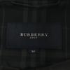 BURBERRY Sanyo Shokai Check Pattern golf Zip Best M Black x gray Men's Used