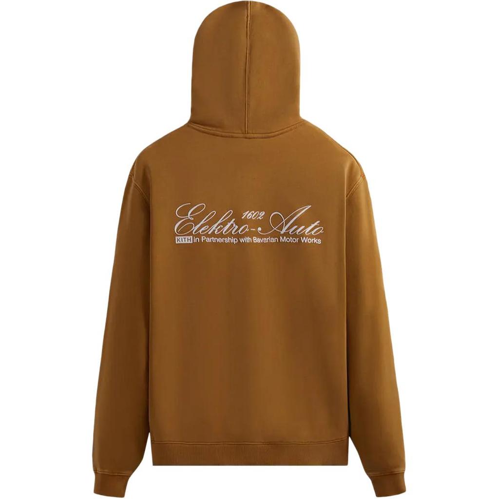 Kith For BMW Williams V Zip Up Hoodie Desert Men Tops Brown KHM030726-219