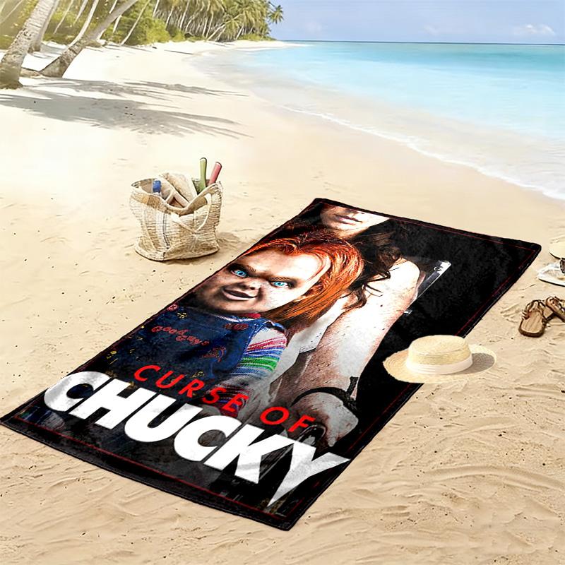 Chucky's Deadly Return beach towel Outdoor camping soft Outdoor pool towel seaside quick-drying swim towel beach Travel and vacation towels Comfort