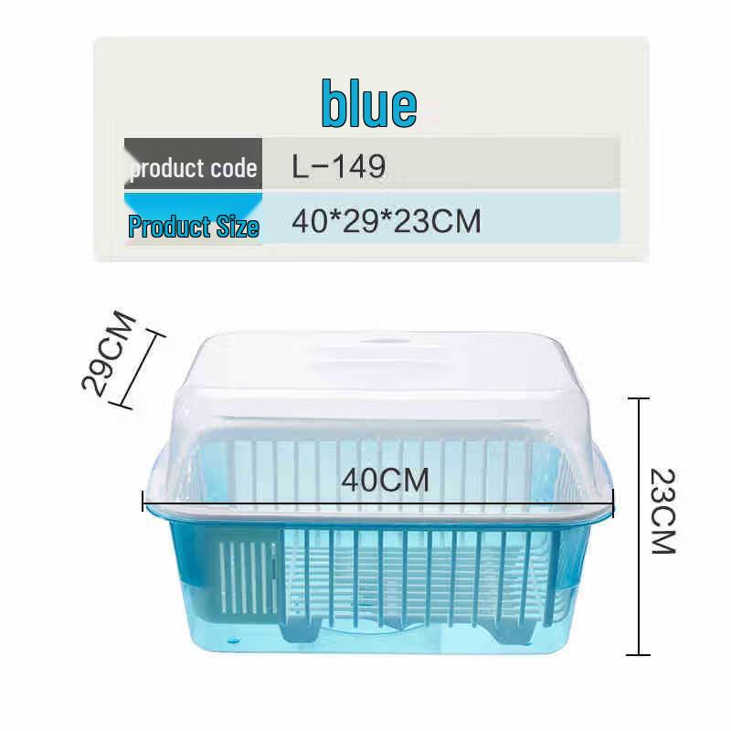 Covered Kitchen Dish & Bowl Organizer