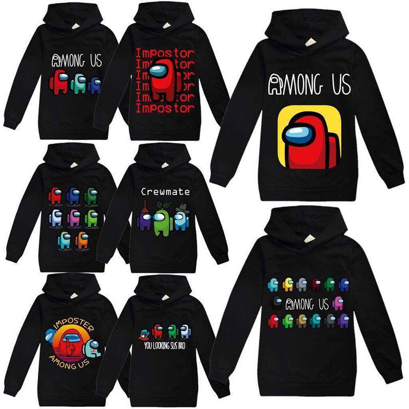 Among Impostor Us Game Kids Hoodie Boys Girls Hooded Sweatshirt Tops Jumper