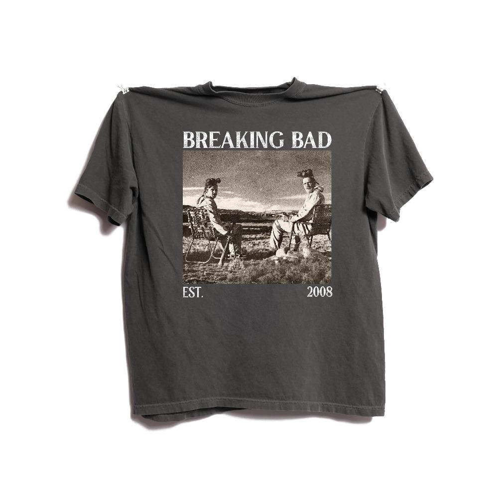 Breaking Bad T-shirt, Vintage TV Series, Loose and Breathable Summer T-shirt for Men and Women by Comfort Colors