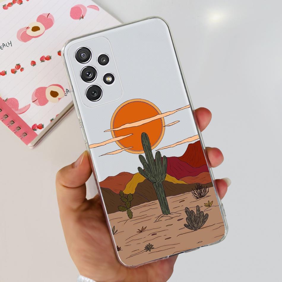 Stylish Soft Silicone Case For Samsung Galaxy A33 A53 A73 5G Clear TPU Phone Back Cover For Samsung A73 A53 A33 A336B A53B A736B