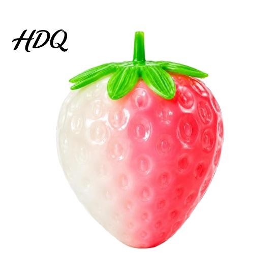 Stress Relief Gadget 1/2Pcs Strawberry Squeeze Toy Color Changing Ball Sensory Decompression