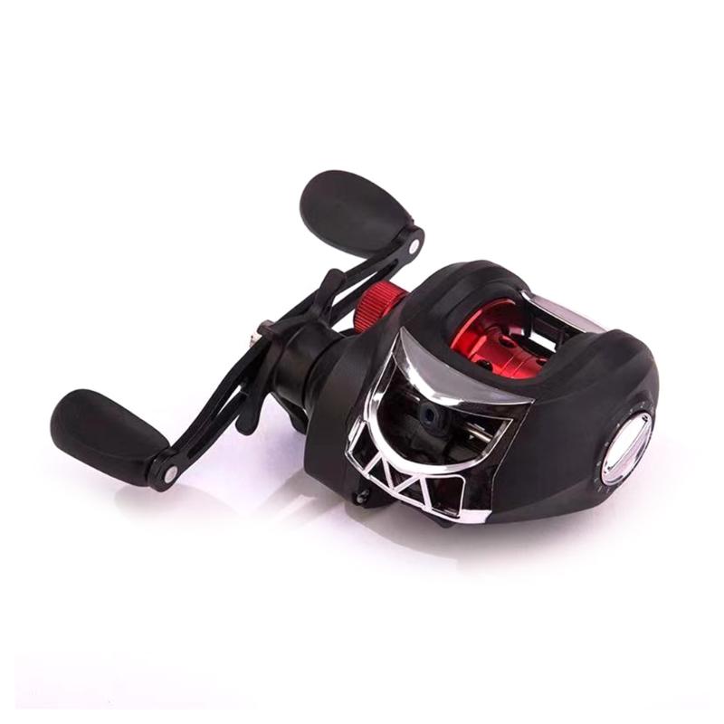 Casting Reel, Carbon Fibres Wheel Baitcasting Reel Left Right Hand Fishing Reel Magnetic Brake Fishing Maintenance Tool