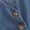 2025 Summer Y2K European & American Style Women's Denim Vest Waistcoat B88464