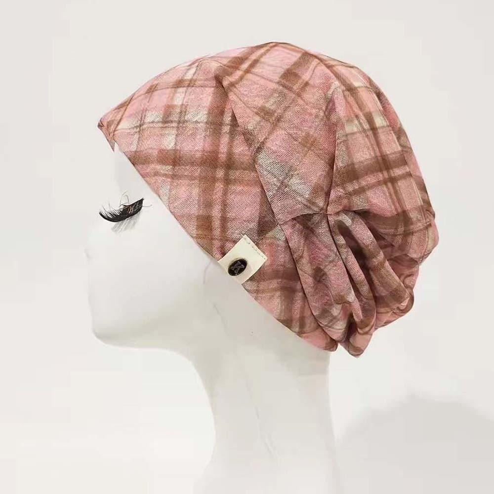 Vintage Paisley Beanie Versatile Style Retro Print Breathable Slouchy Hat Thin Fabric Breathable Face Framing Bonnet All Season