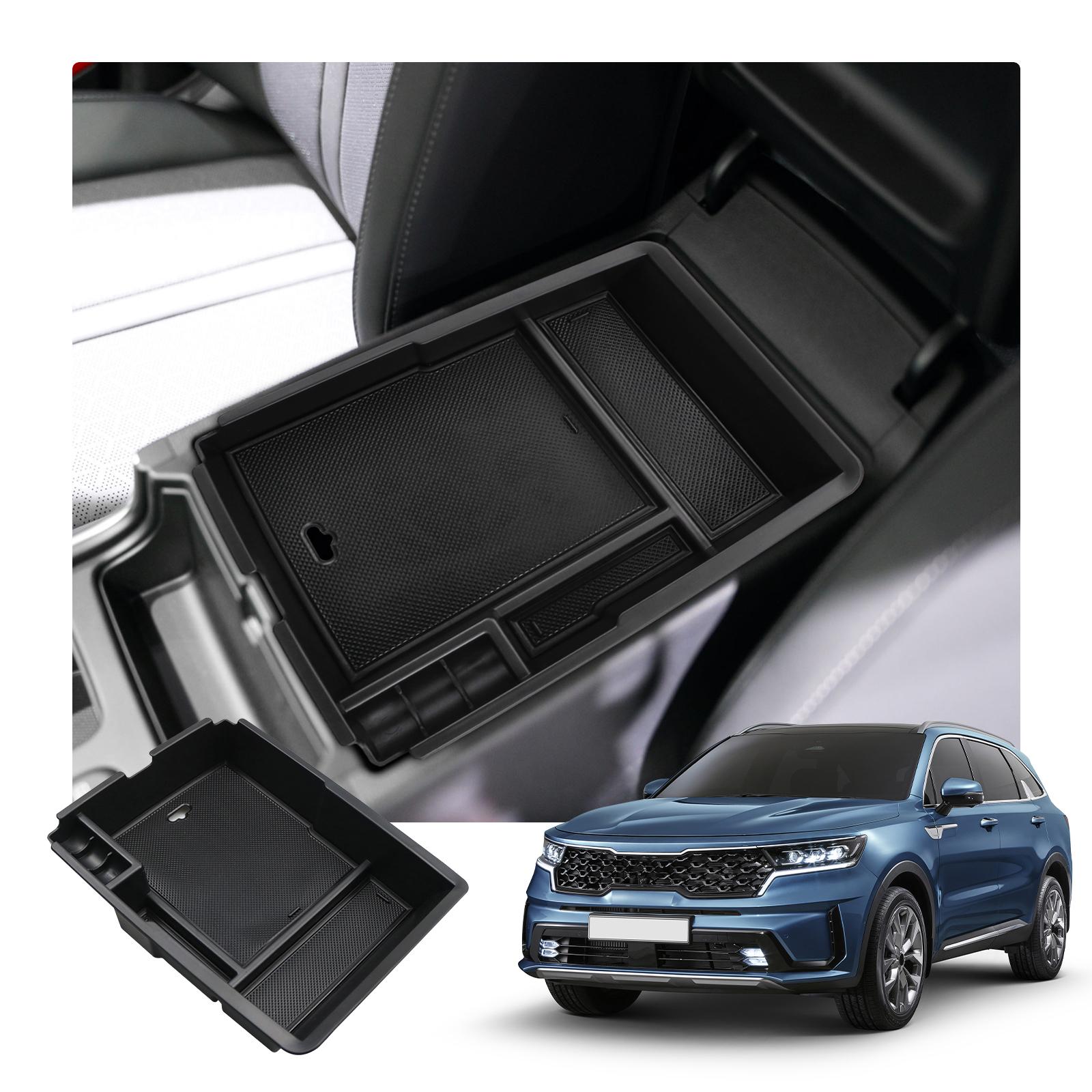 

Ящик для хранения подлокотников автомобиля LFOTPP для Sorento MQ4 2020 2021 2022 Нескользящий контейнер Салон автомобиля Sorento MQ4