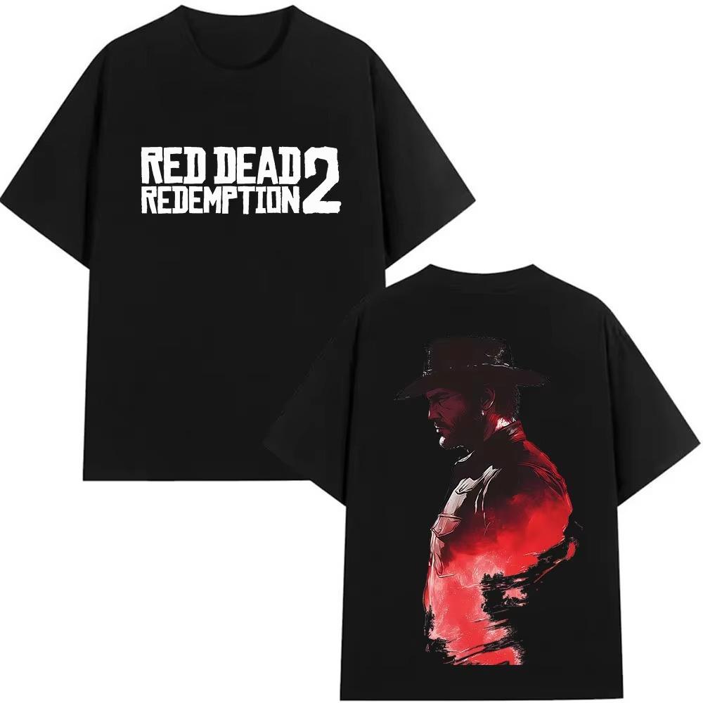 The Great Wilderness Redemption 2 Printed Product Tshirt 2025 Summer Printed Pure Cotton Fashionable Casual Tshirt