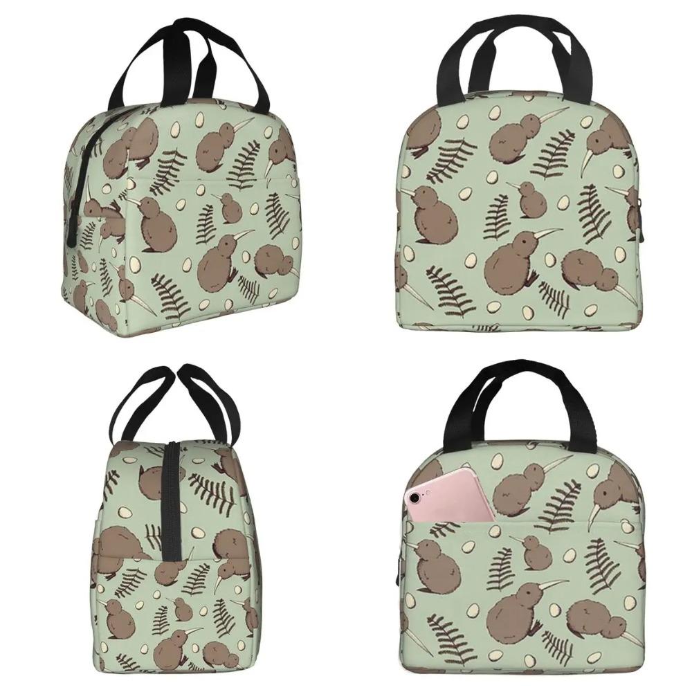 Kiwi Bird Insulated Lunch Bag for Women Office Cooler Thermal Food Box Tote Portable Lunch Boxes Container