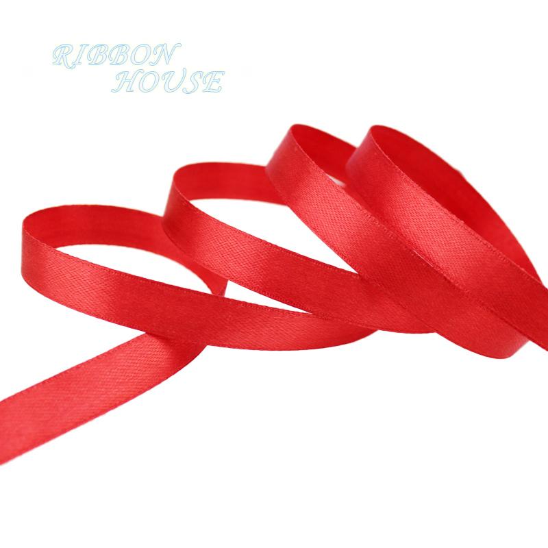 (25 yards/roll) Satin Ribbon Wholesale Gift Packing Christmas decoration diy Ribbons roll fabric (6/10/12/15/20/25/40mm)