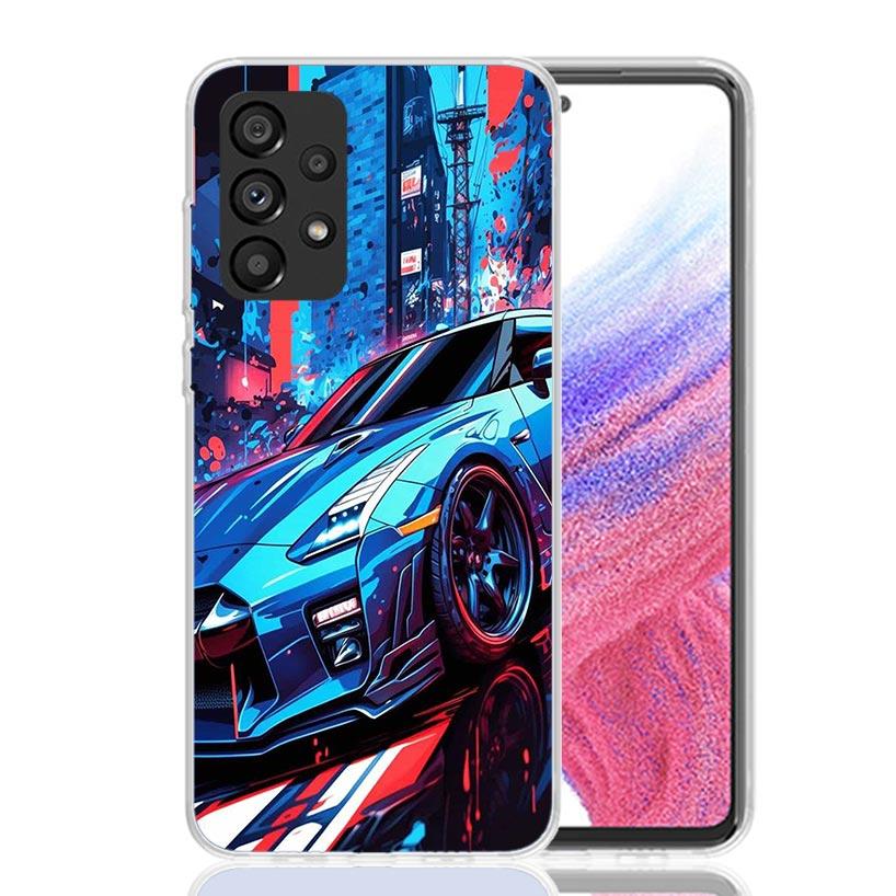 

Japan JDM Sports Car GTR Phone Case For Samsung Galaxy A17 A16 A14 A15 A13 A57 A56 A54 A55 A53 A37 A36 A34 A35 A33 A26 A24 A25 A Samsung A56