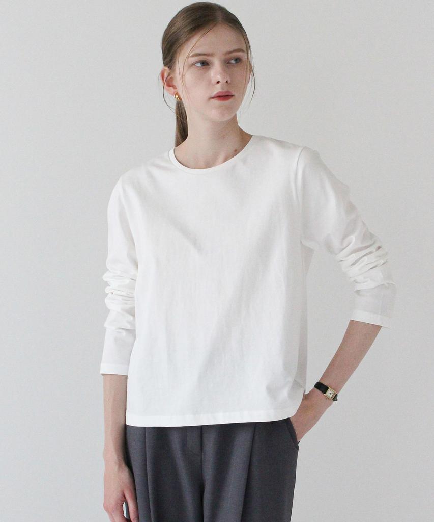 Keullaepeu Silket Cotton Round T-Shirt_Ivory