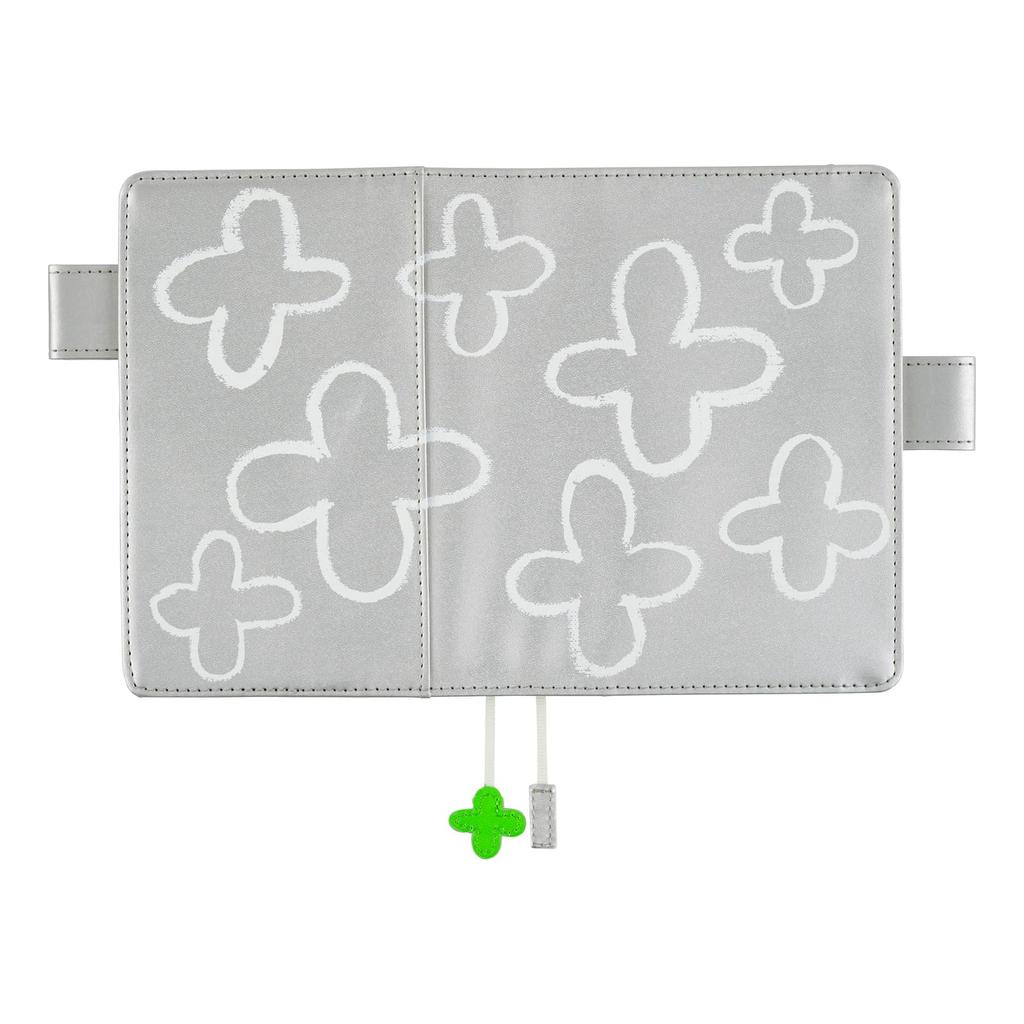 Hobonichi Techo Original Notebook Cover by Makoto Flower (A6) Matsubayashi/Silver