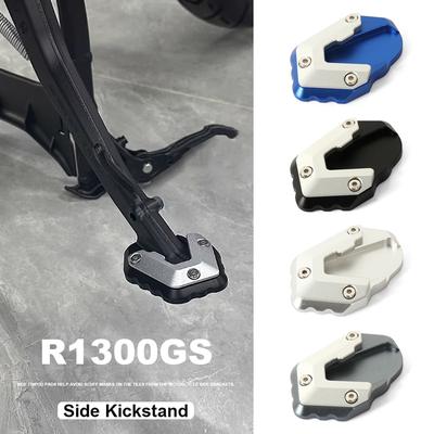 Motorcycle Accessories Aluminum Side Stand Foot Extension Kickstand Pad For BMW R1300 GS R1300GS R 1300 GS 2023 2024