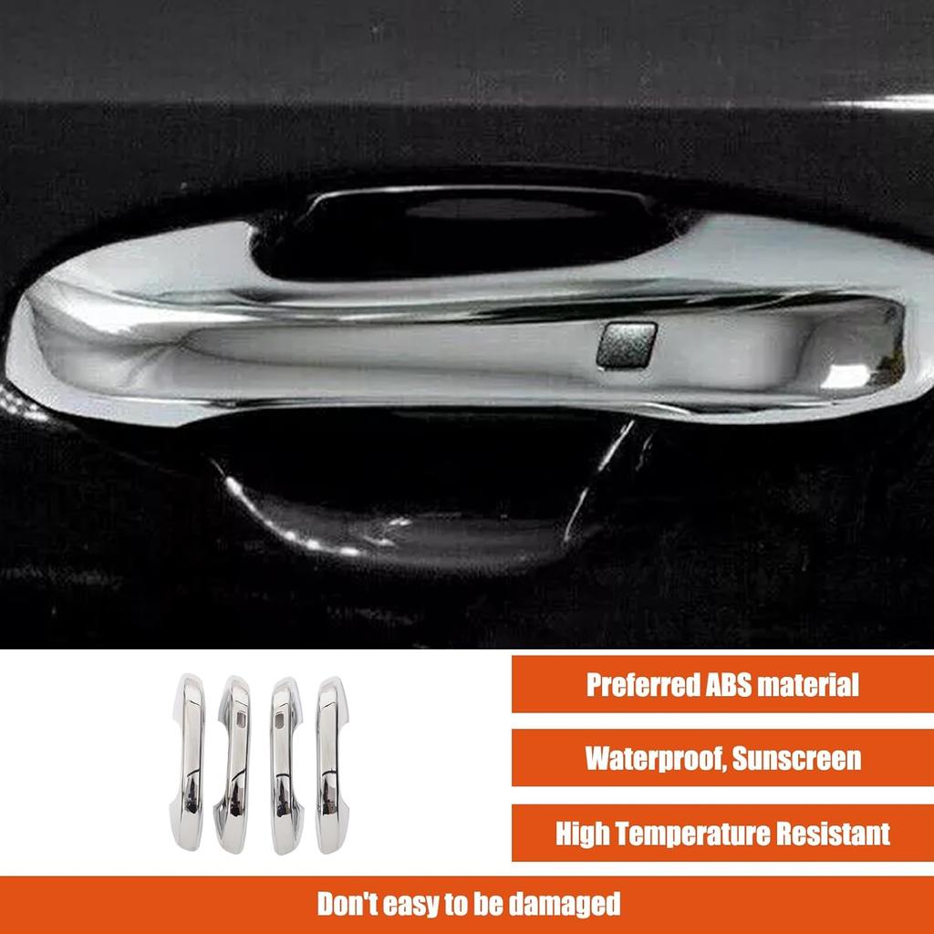 Aunginsy Exterior Door Handle Trim Cover Compatible with Kia Sorento 2021-2025 Car Front Rear Outside Door Handle Panel Anti-Scratch Protector Shell